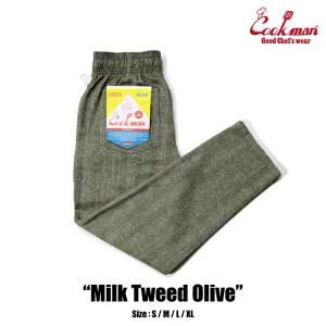 Cookman Chef Pants - Milk Tweed : Olive