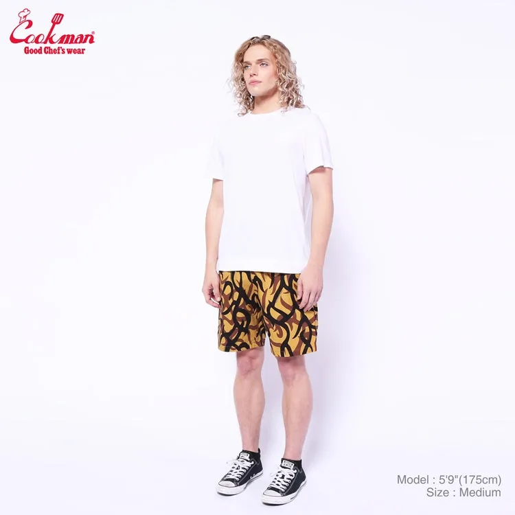 Cookman Chef Short Pants - Tribal Camo : Beige