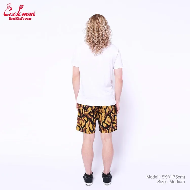 Cookman Chef Short Pants - Tribal Camo : Beige