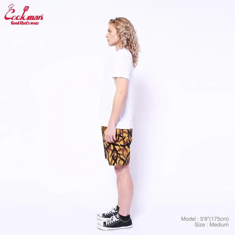 Cookman Chef Short Pants - Tribal Camo : Beige