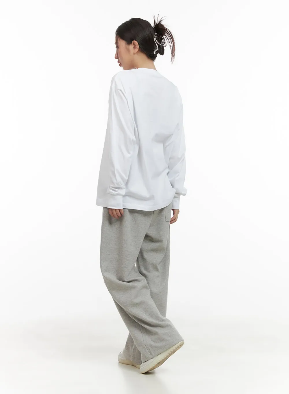 Cozy Banded Graphic Sweatpants CG423