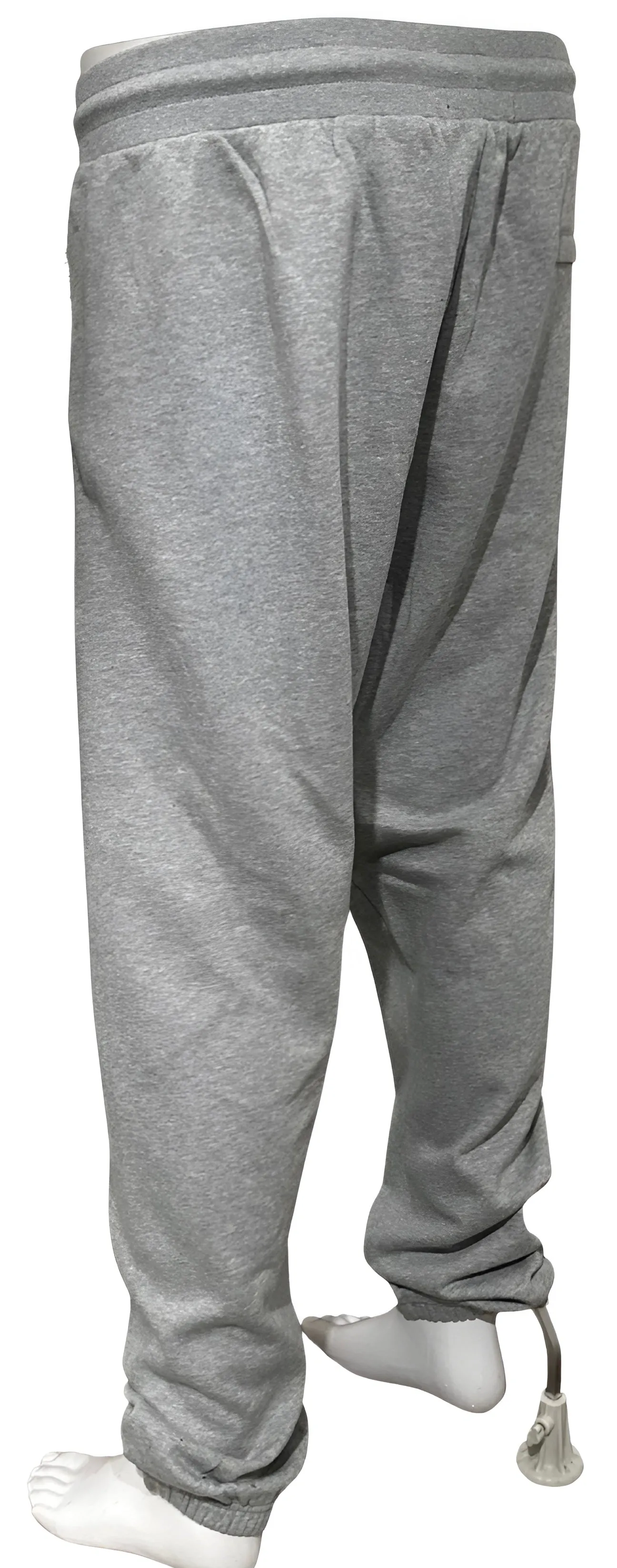 ^CROOKS & CASTLES^ (GREY) ~PU GOTHIC~ LUXURY JOGGER SWEATPANTS