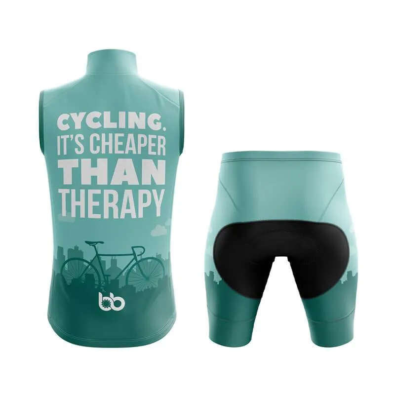 Cycling. It's Cheaper Than Therapy (V1) Club Cycling Kit