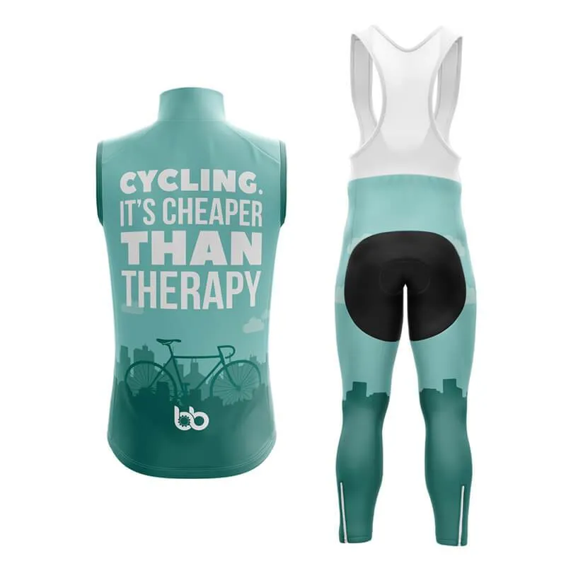 Cycling. It's Cheaper Than Therapy (V1) Club Cycling Kit