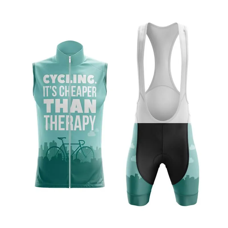 Cycling. It's Cheaper Than Therapy (V1) Club Cycling Kit