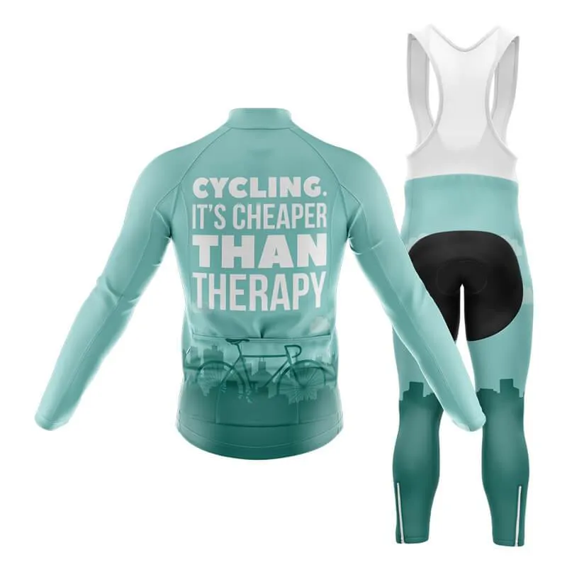 Cycling. It's Cheaper Than Therapy (V1) Club Cycling Kit