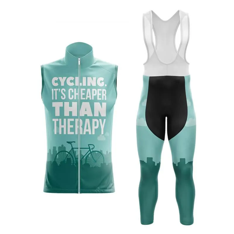 Cycling. It's Cheaper Than Therapy (V1) Club Cycling Kit