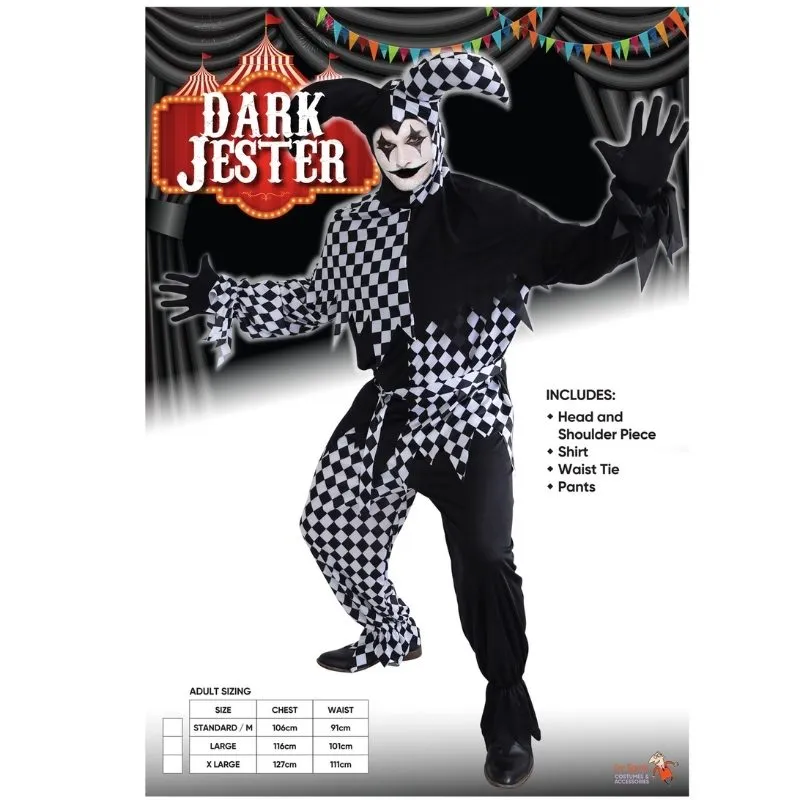 Dark Jester Adult Costume