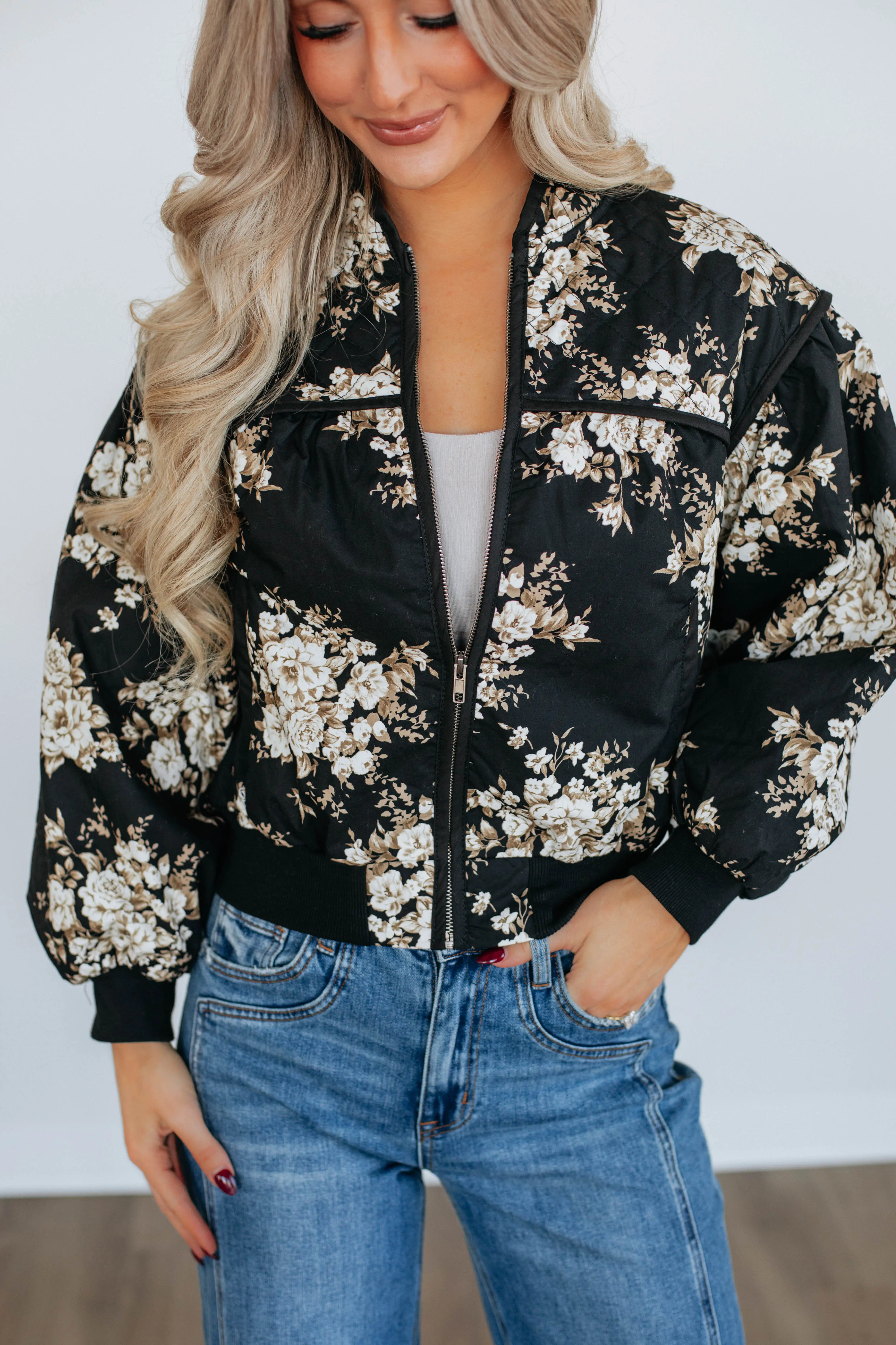 Dasha Quilted Bomber Jacket