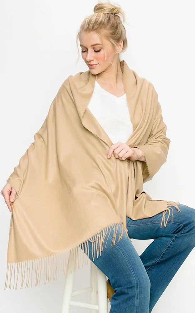 DBS002 Ultra Soft Thick Cashmere Shawl Scarf