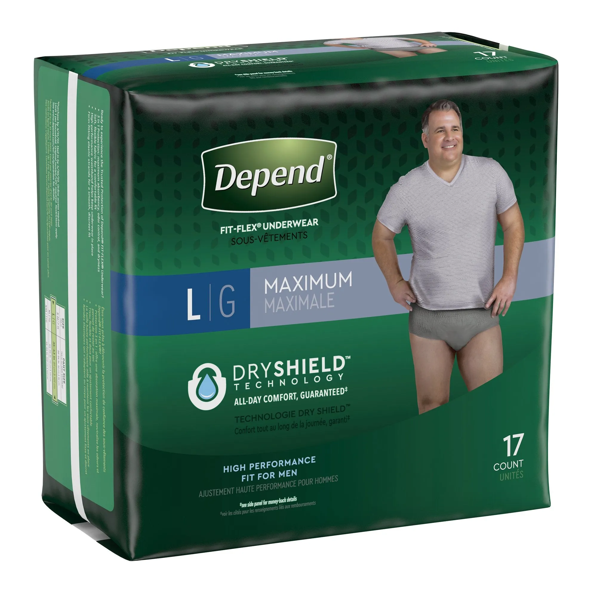 Depend® FIT-FLEX® Absorbent Underwear for Men