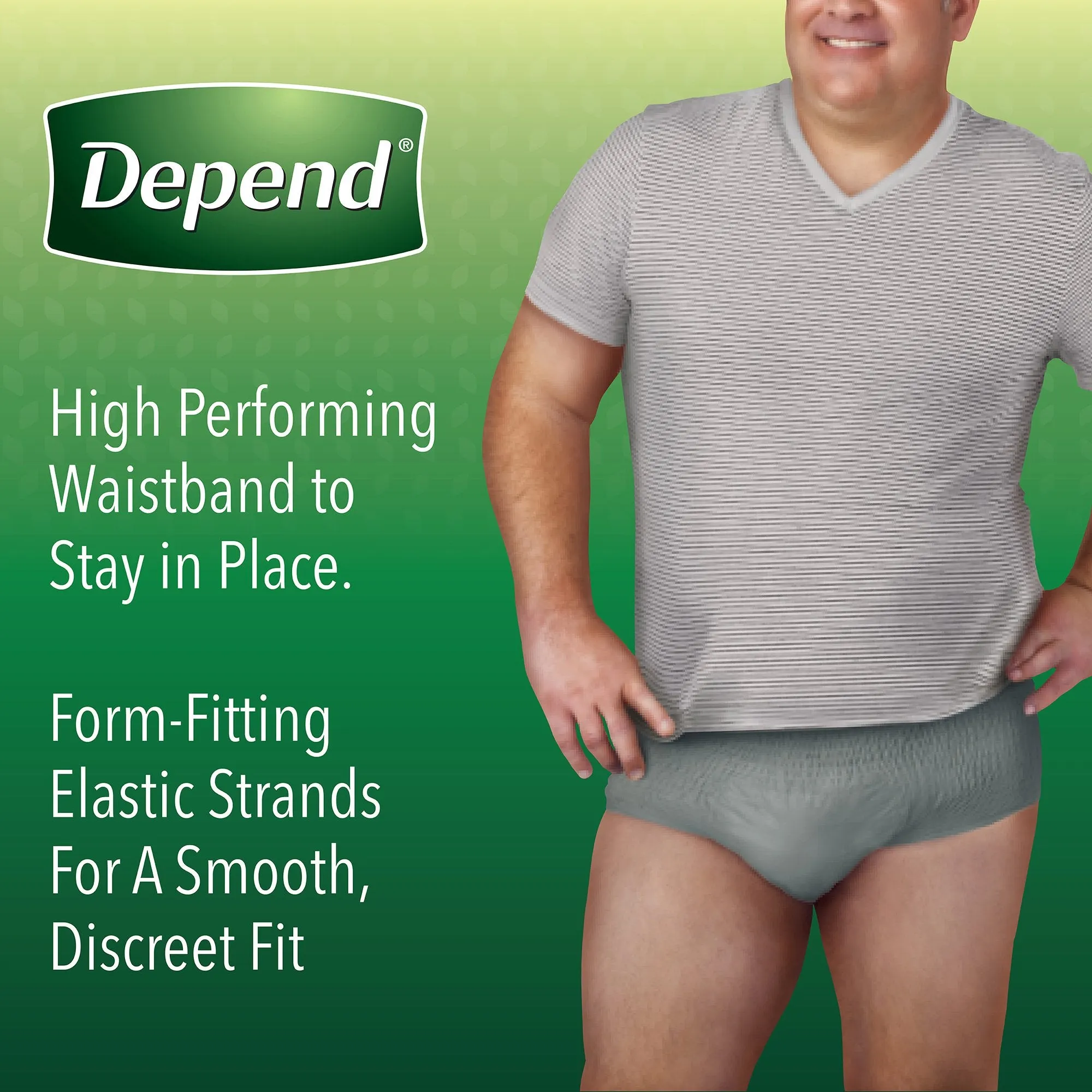 Depend® FIT-FLEX® Absorbent Underwear for Men