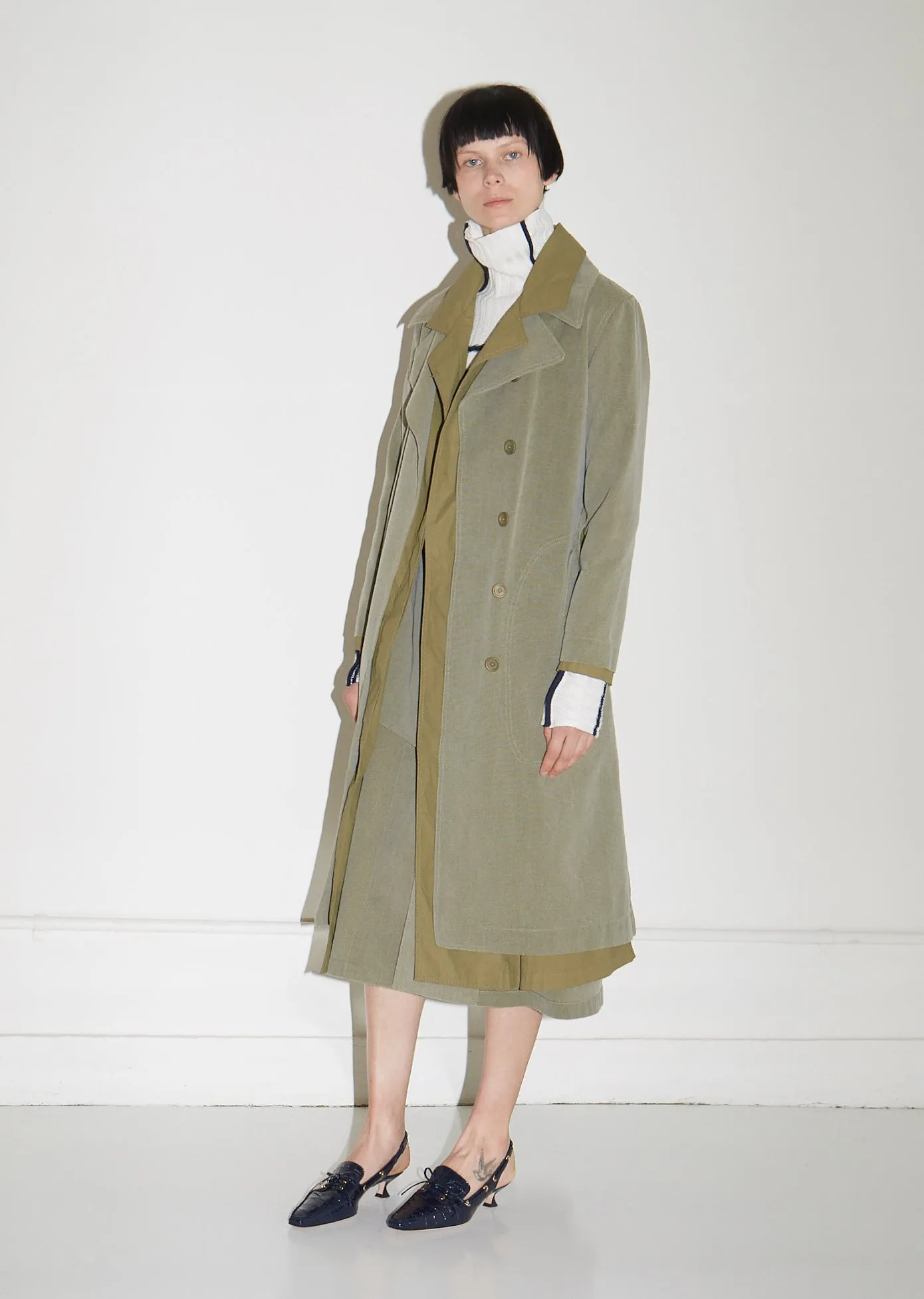 Devin Cotton Canvas Trench Coat