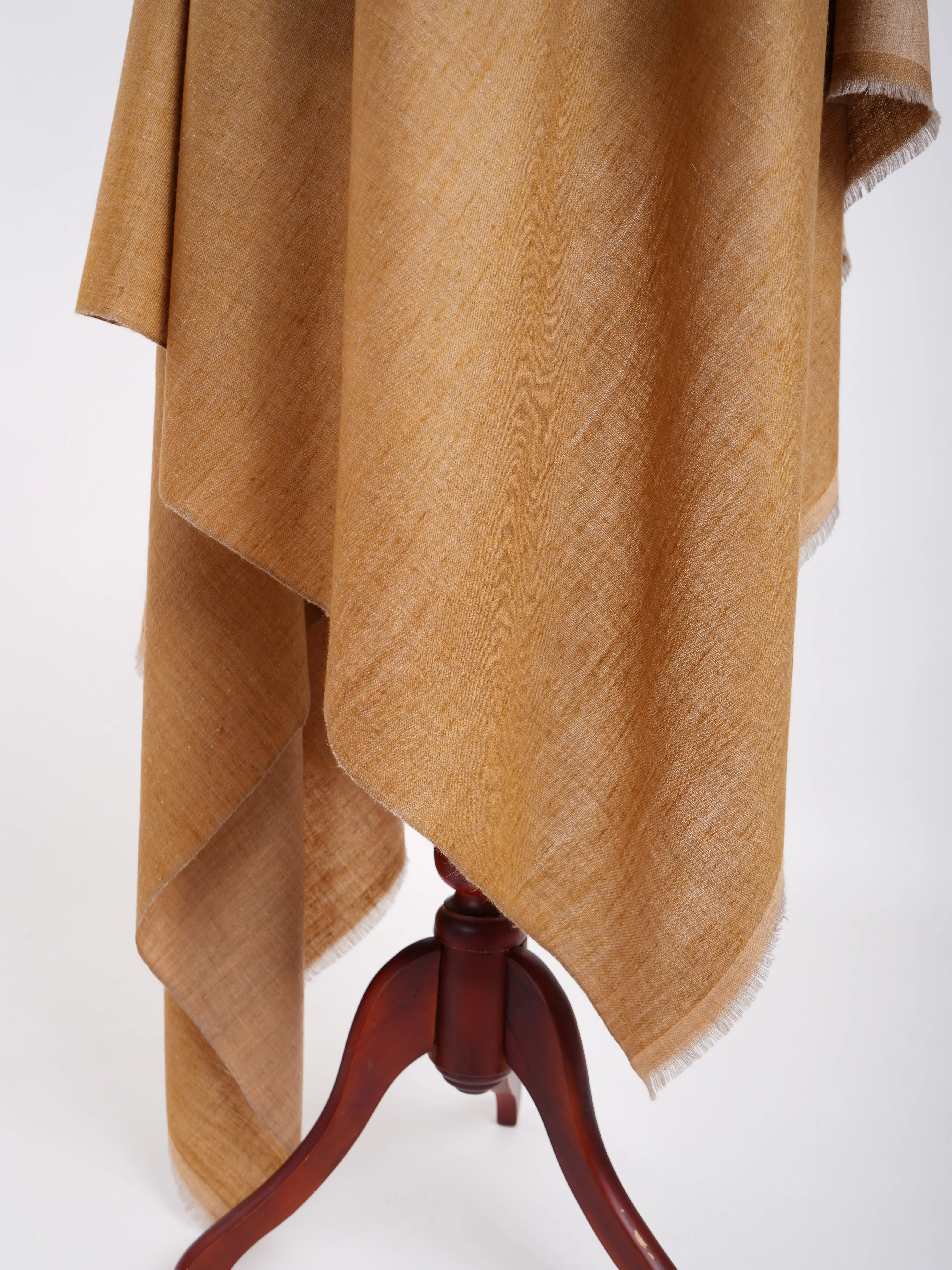 Dorukha Hand Woven Pashmina Shawl Golden Glow