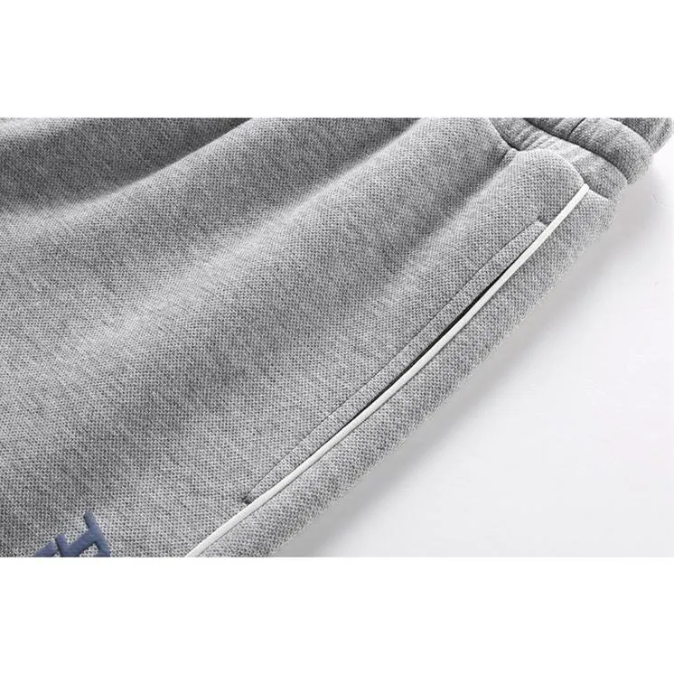 Drawstring Tapered Loose Fit Sports Knitted Sweatpant