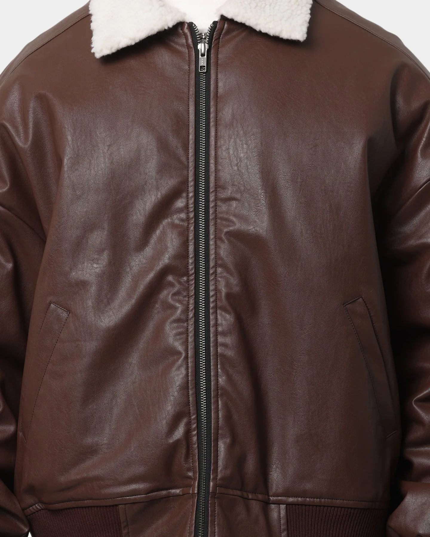 EN ES Apex Sherpa Jacket Brown