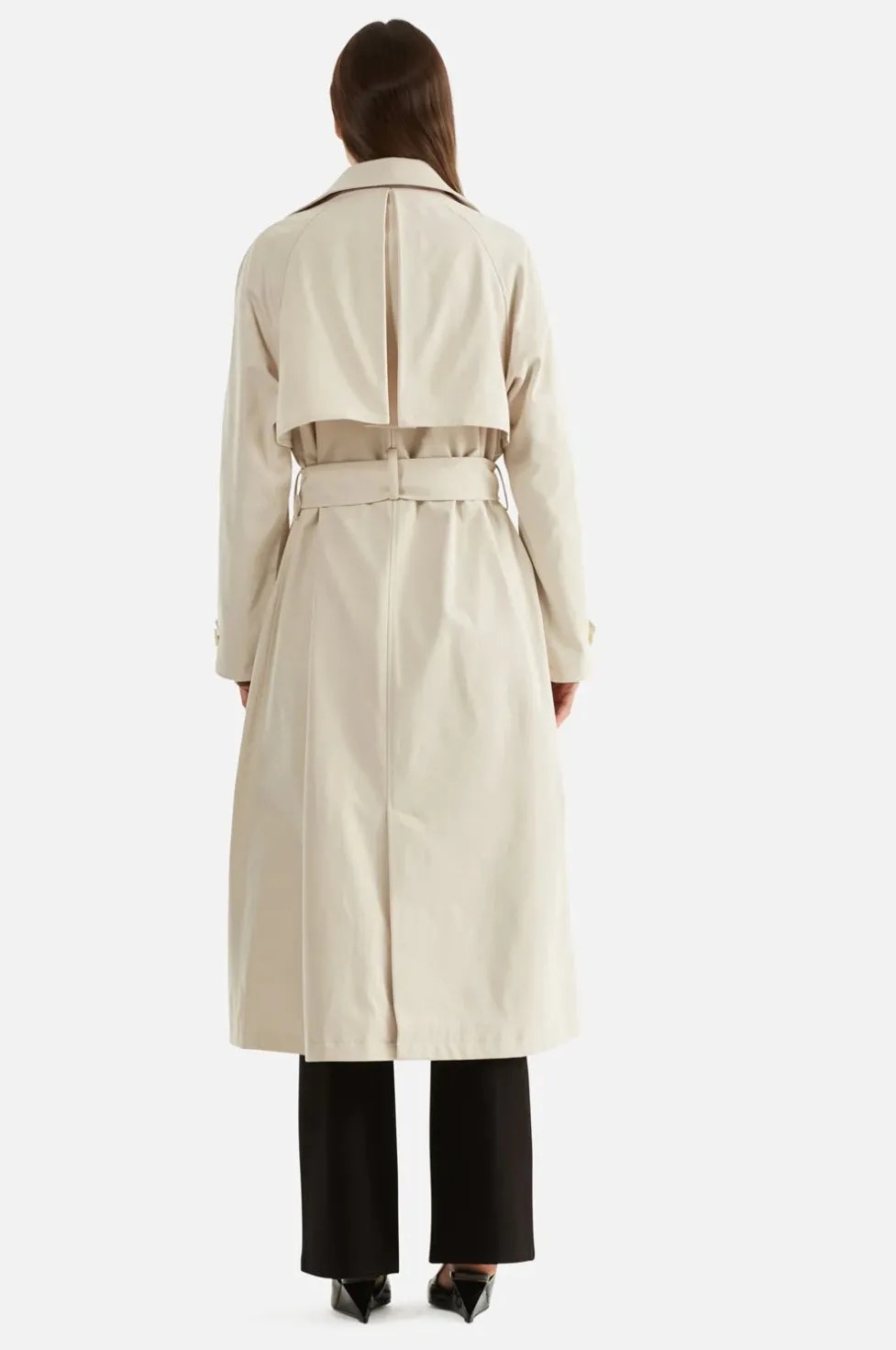 ENA PELLY - Carrie Trench Coat - Birch