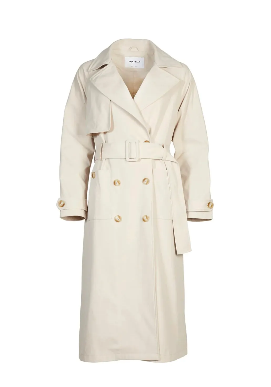 ENA PELLY - Carrie Trench Coat - Birch