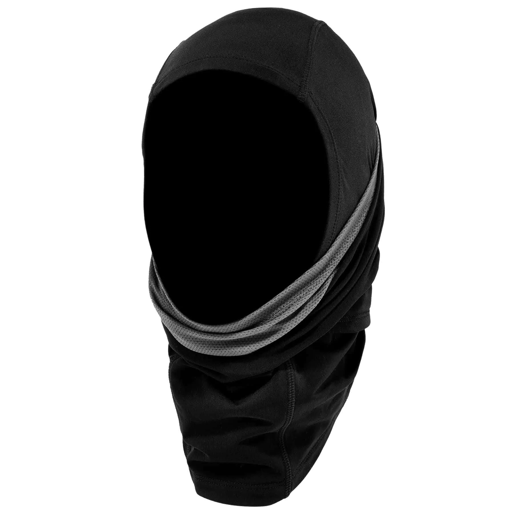 Ergodyne N-Ferno 6844 Dual-Layers Balaclava Face Mask - Black