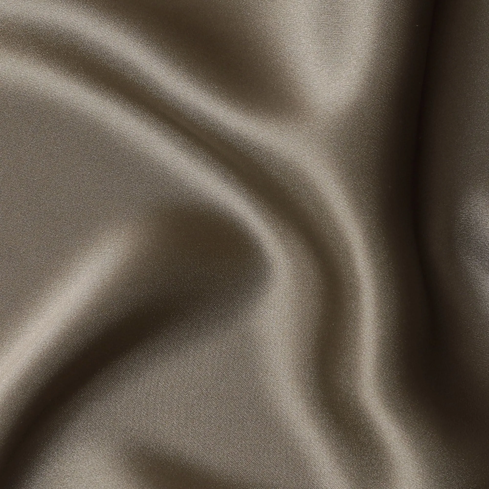 Espresso Elegance Pure Silk Satin Fabric, 110cm Wide - Buy Online-D18359