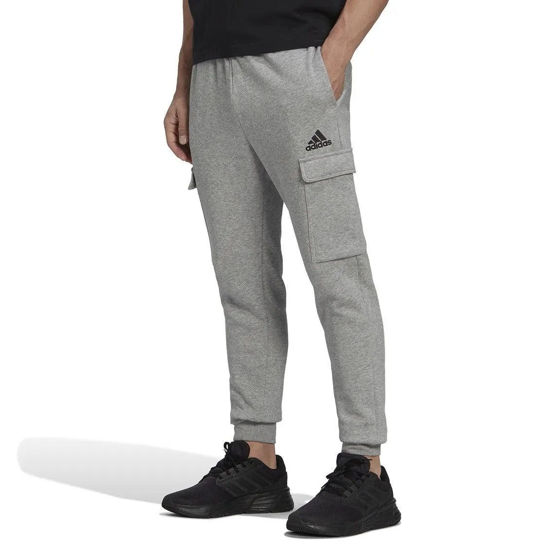 Essentials Fleece Regular Tapered Cargo Joggers - Men