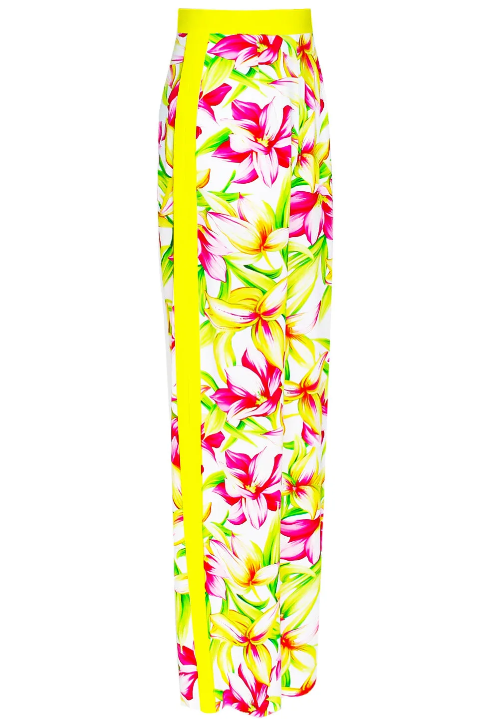 Euphoria - Floral Love Pants (Neon Yellow)