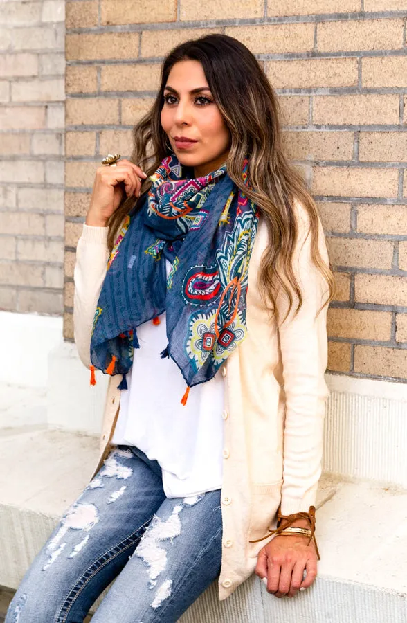 Fall Tassel Scarves