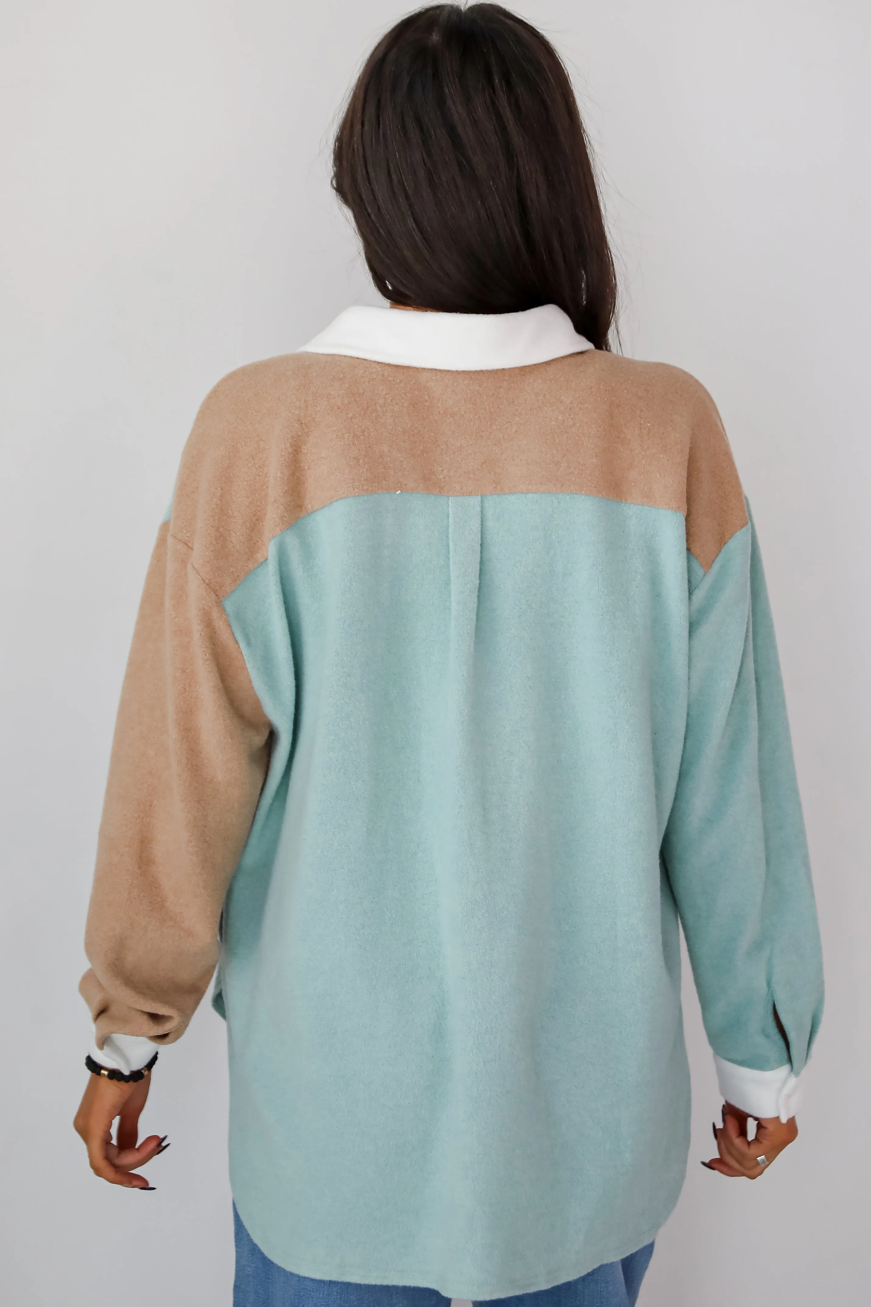 FINAL SALE - Convincing Charm Soft Knit Color Block Top