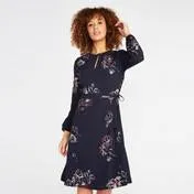 Floral Navy Dress