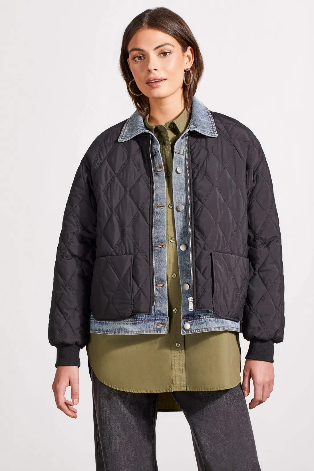 FOOLER BOMBER QUILTED JACKET