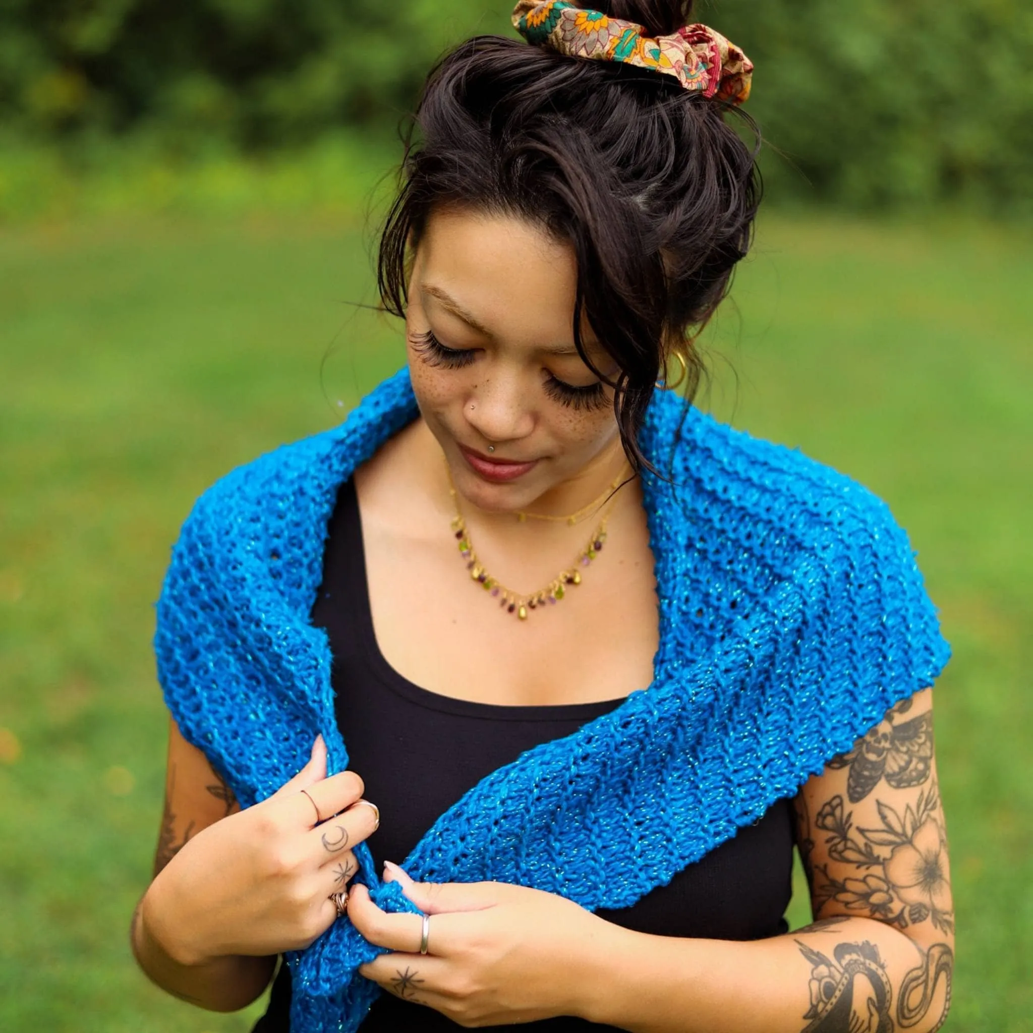 French Hen Shawl Knitting Kit