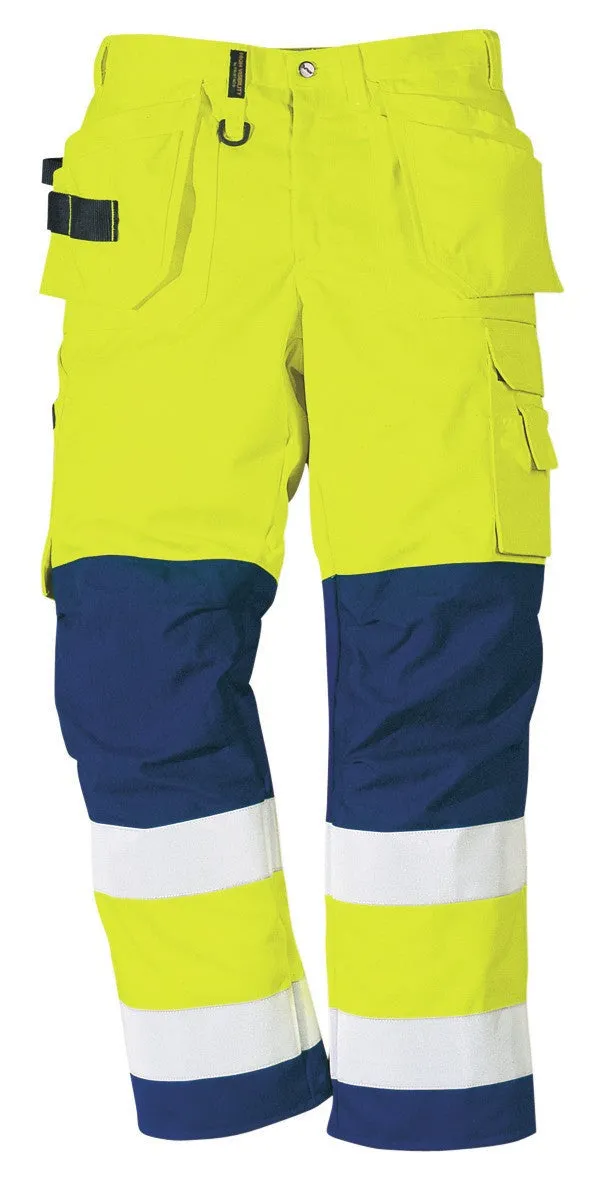 Fristads Plu-292 Trousers  Yellow / Navy