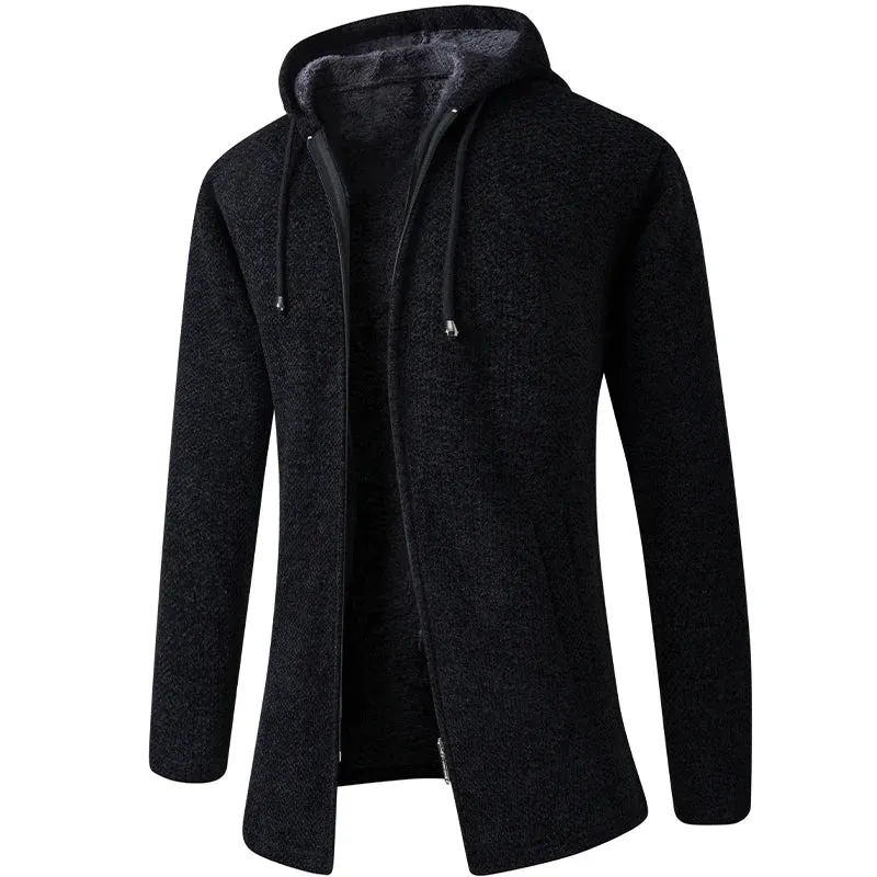 Funki Buys | Jackets | Men's Cashmere Zip Up Hooded Sweater