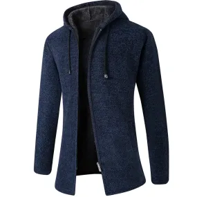 Funki Buys | Jackets | Men's Cashmere Zip Up Hooded Sweater