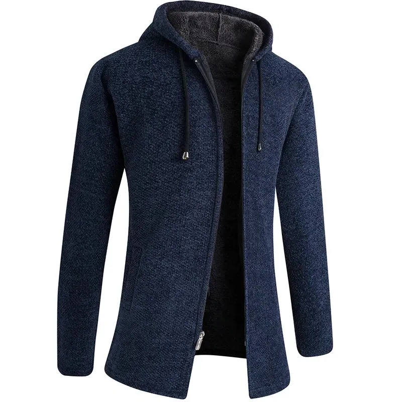 Funki Buys | Jackets | Men's Cashmere Zip Up Hooded Sweater