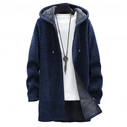 Funki Buys | Jackets | Men's Long Sleeve Plush Zip Up Hoodie