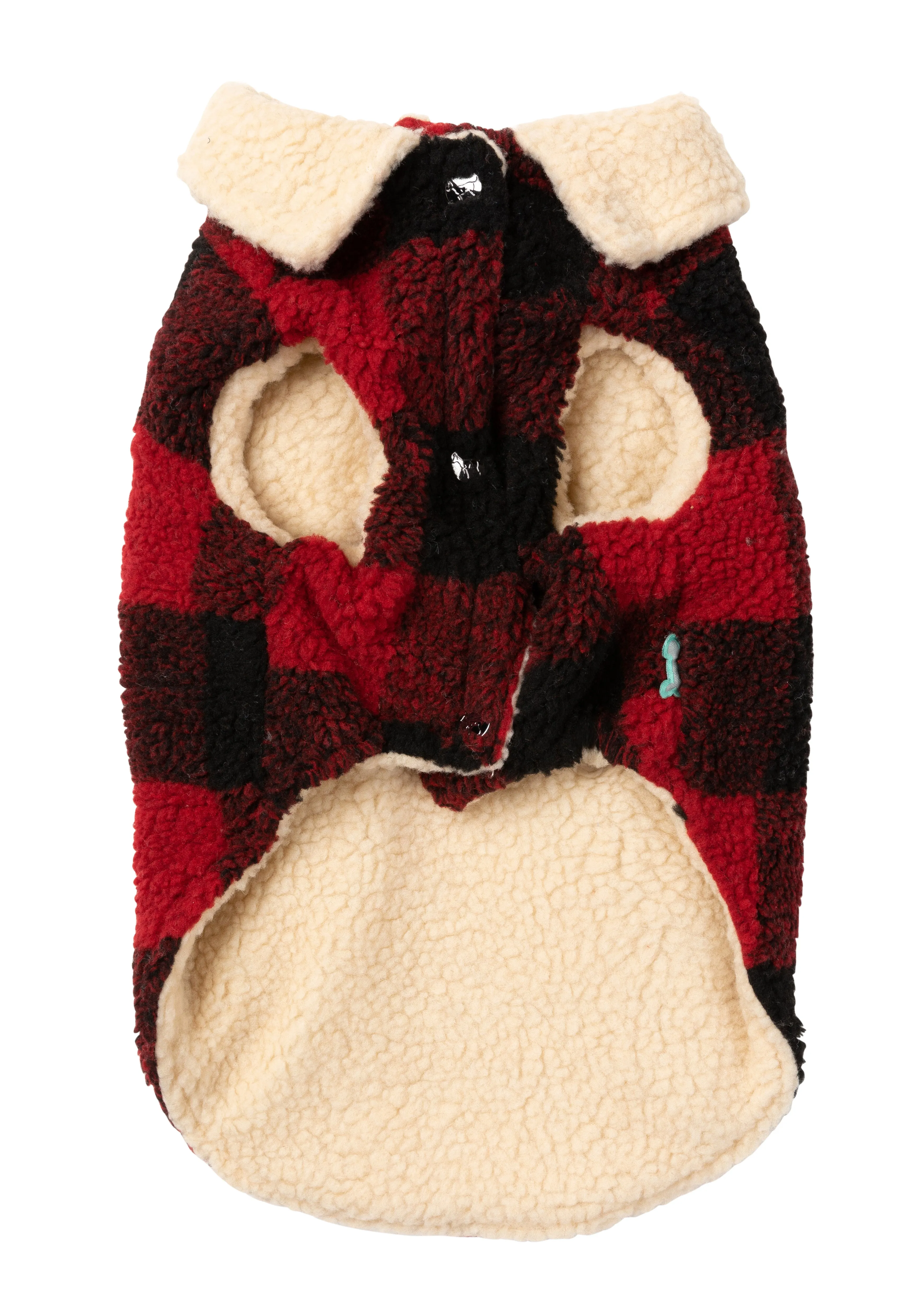 FuzzYard The Lumberjack Dog Jacket Red