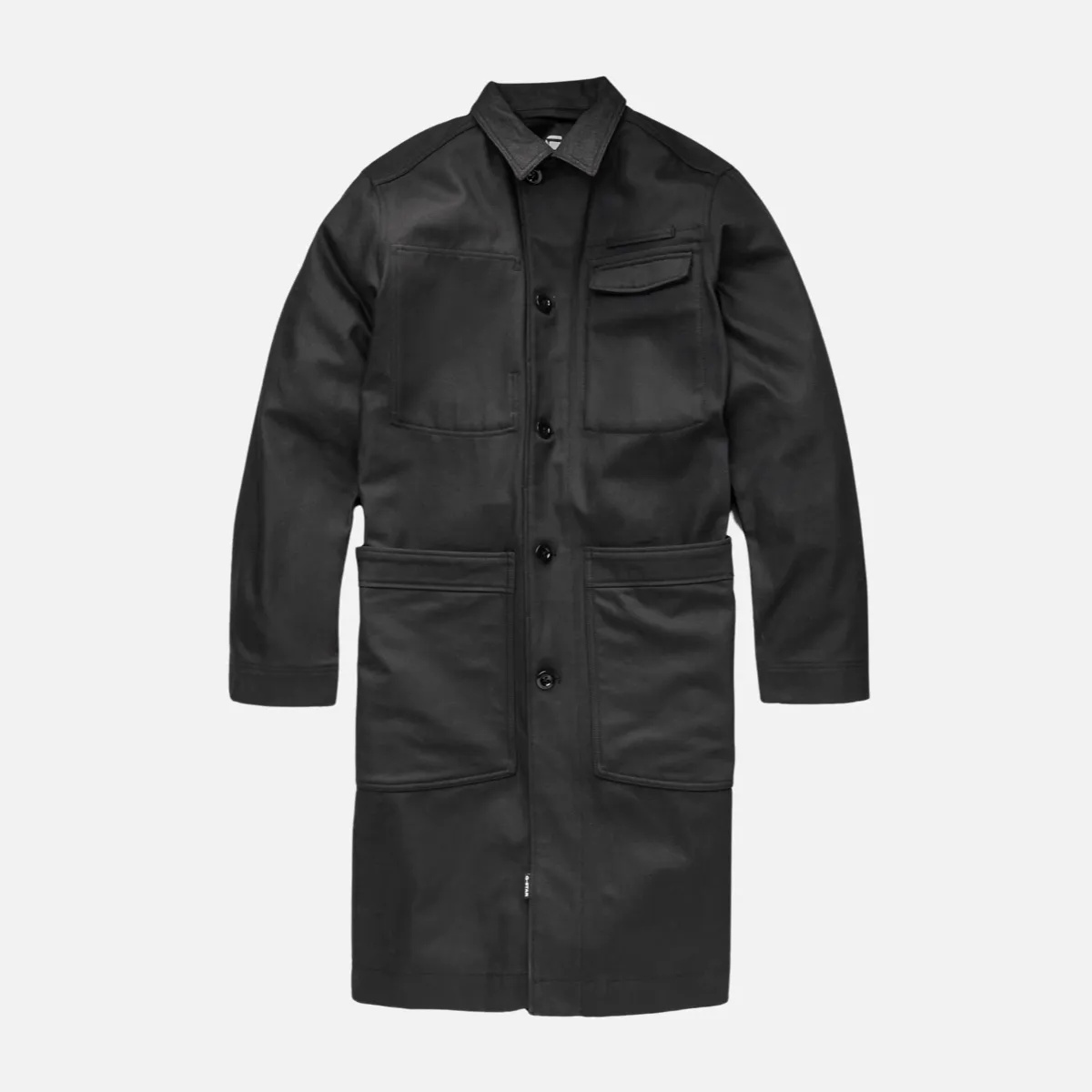 Gunt Patched Pocket Trench Coat