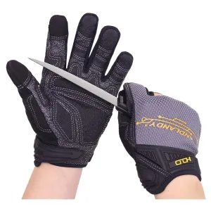 Handlandy Mens Outdoor Work Gloves Cut Resistant ANSI LEVEL 5 6077