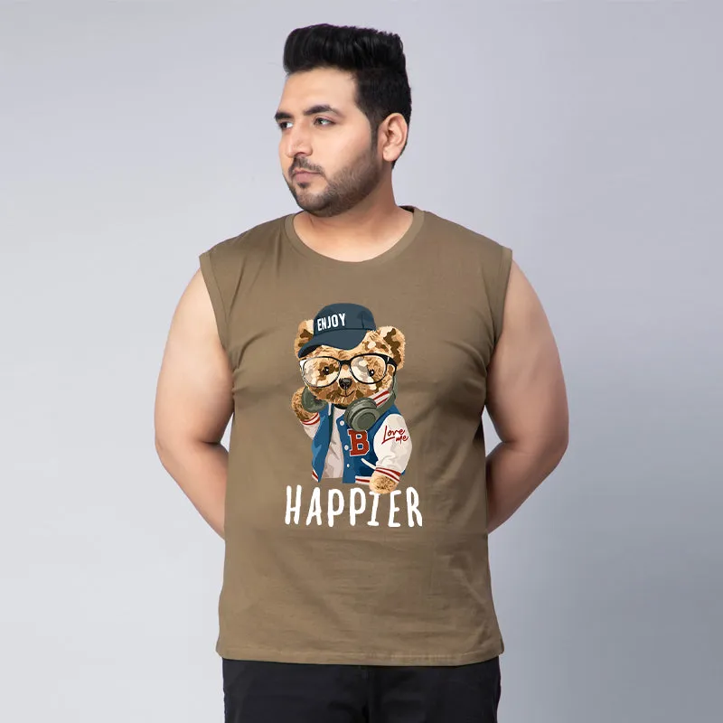 Happier Bear Sleeveless Vest