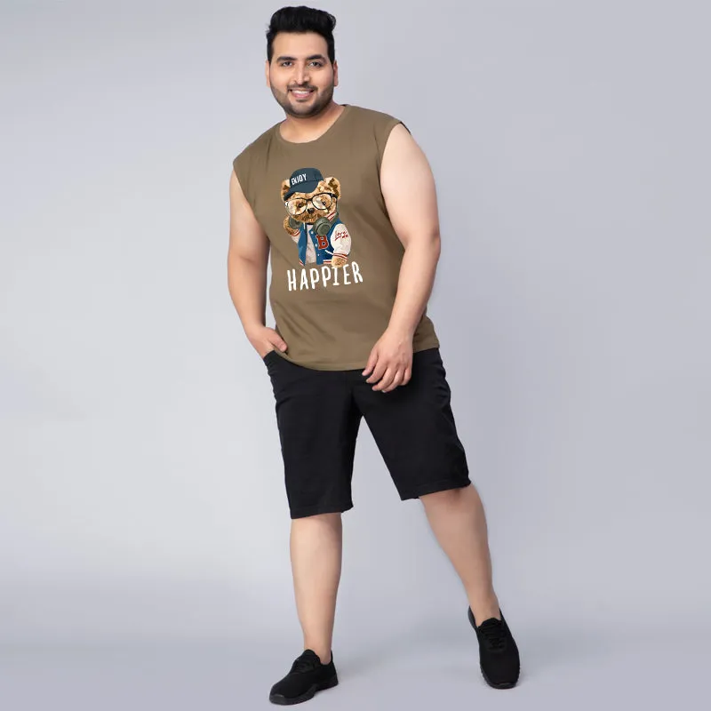 Happier Bear Sleeveless Vest