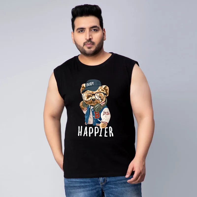 Happier Bear Sleeveless Vest