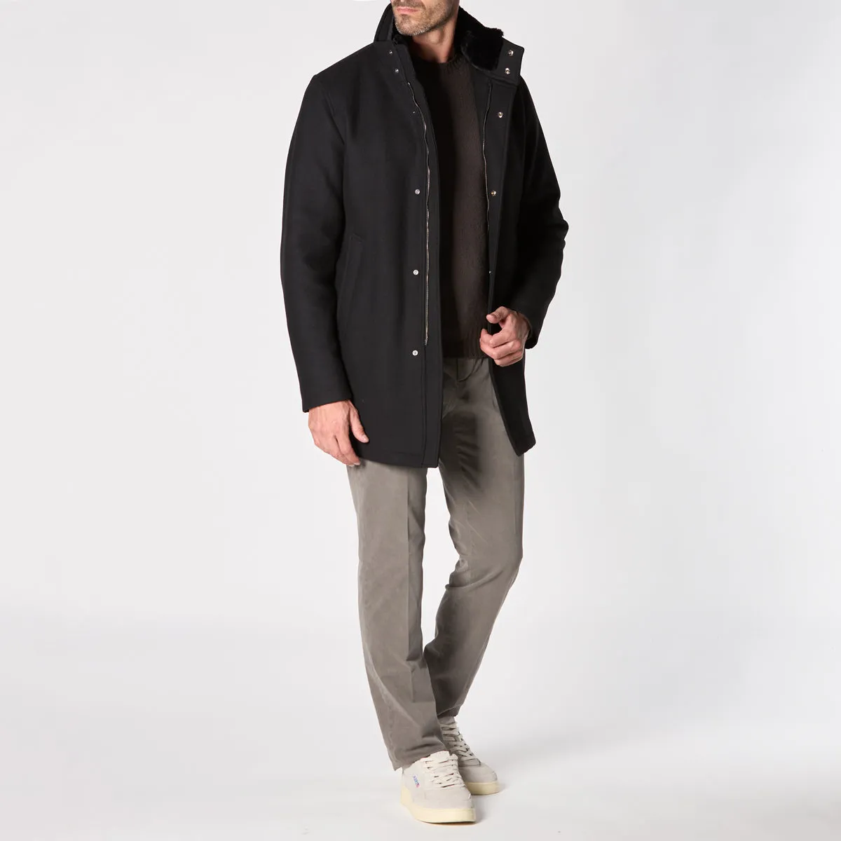 HERNO COAT CA000185U-33344 9300 BLACK