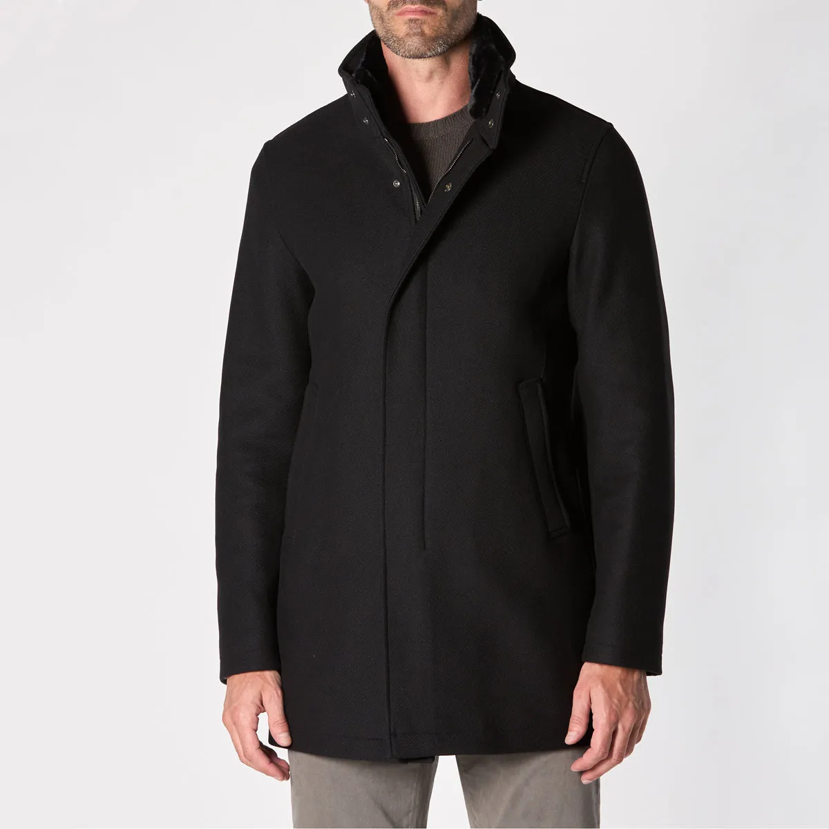 HERNO COAT CA000185U-33344 9300 BLACK