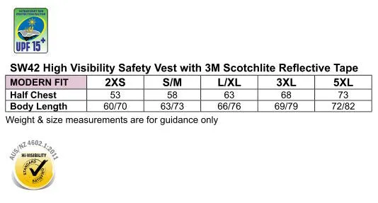 Hi-Vis Safety Vest  with ID Pocket  & 3M Tapes