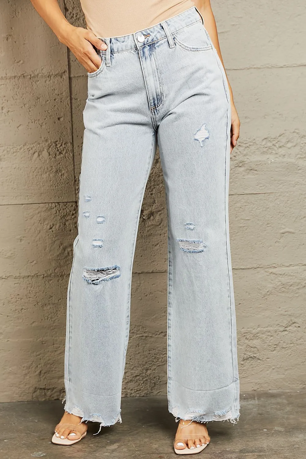 High Waist Flare Jeans