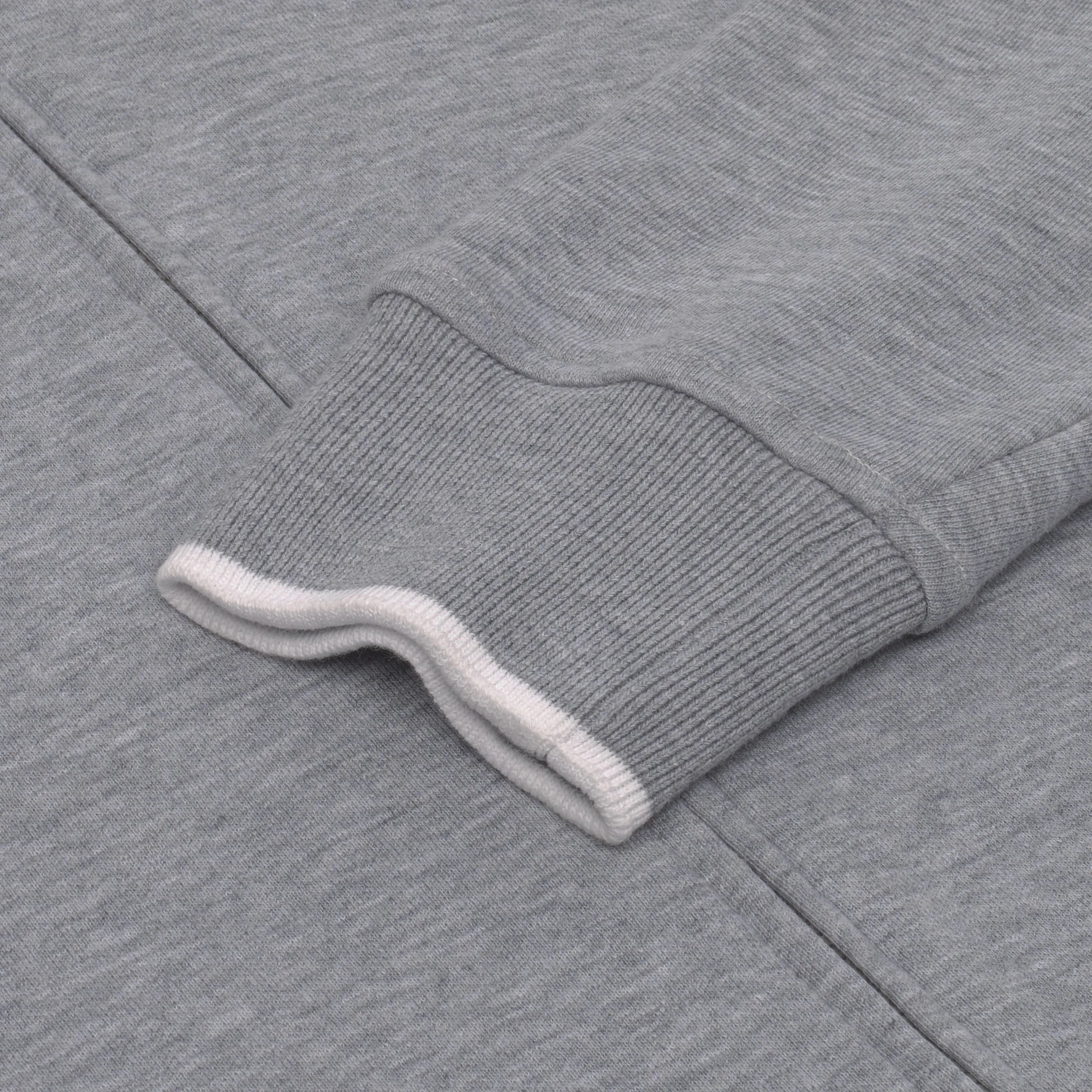 Hooded Sport Suit in Grey Melange