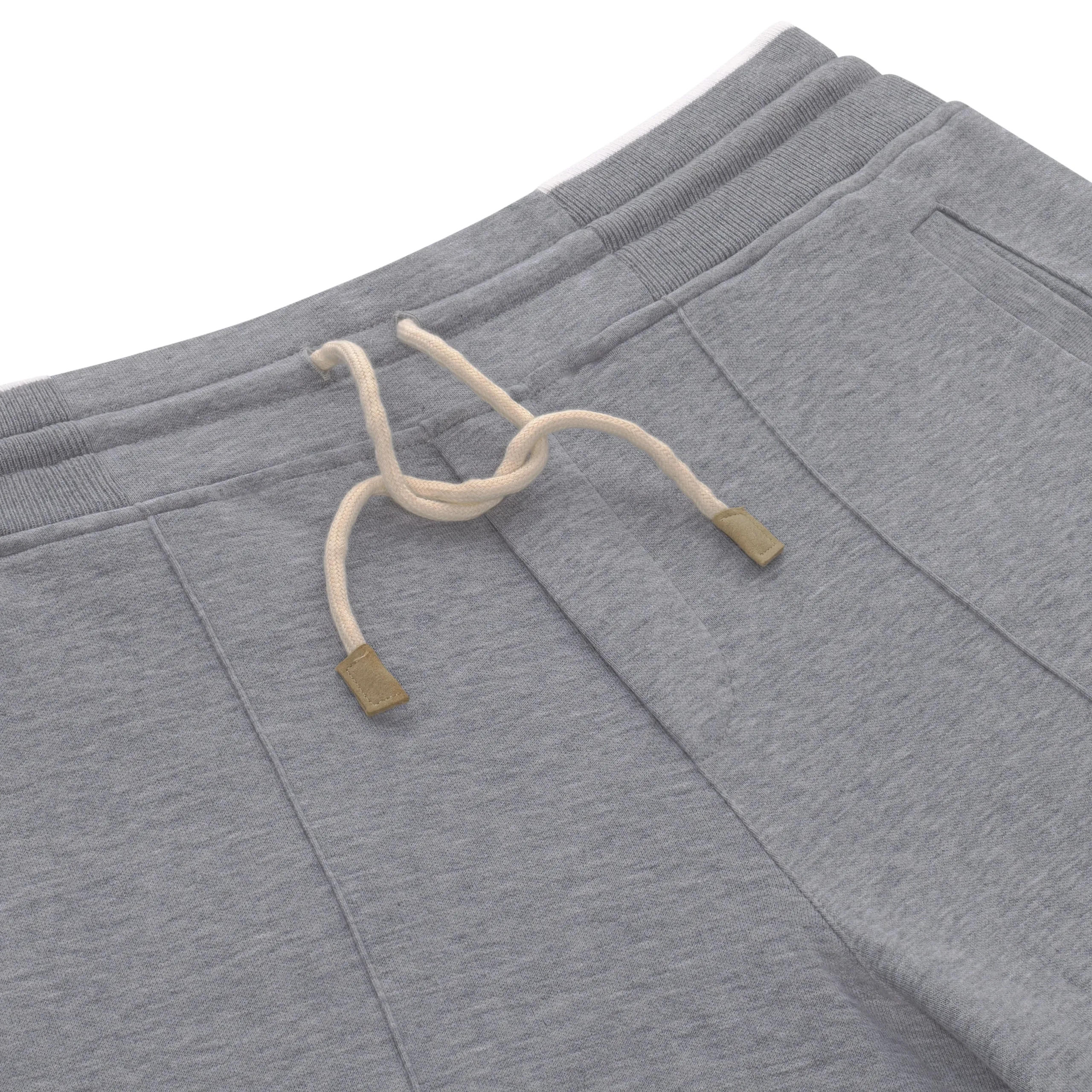 Hooded Sport Suit in Grey Melange