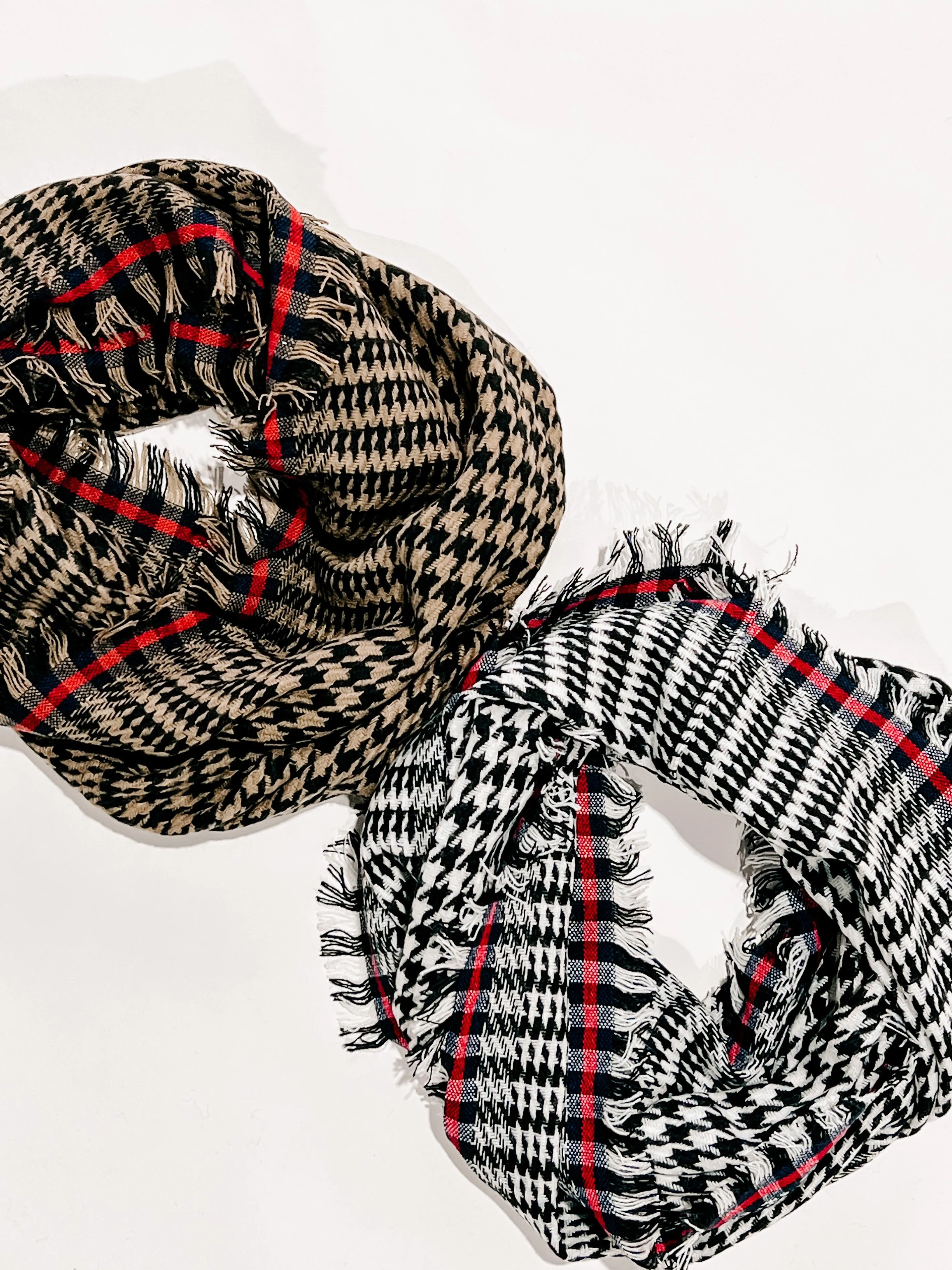 Houndstooth Infinity Scarf