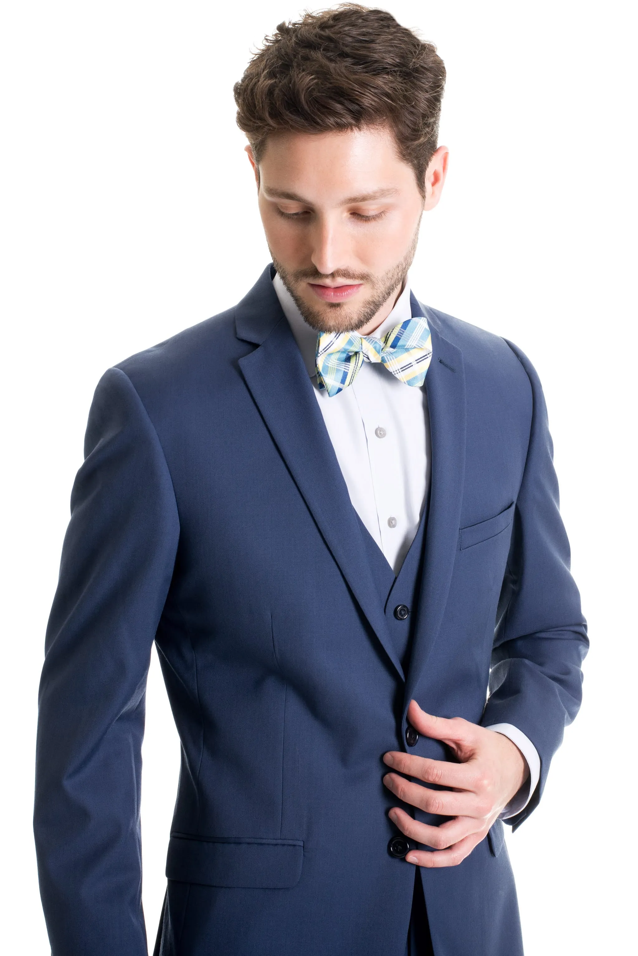 Indigo Slim Fit Suit Coat